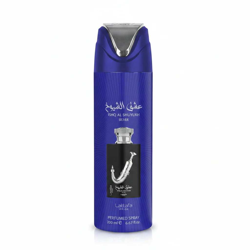 Lattafa Ishq Al Shuyuk Silver Dezodorantas 200ML
