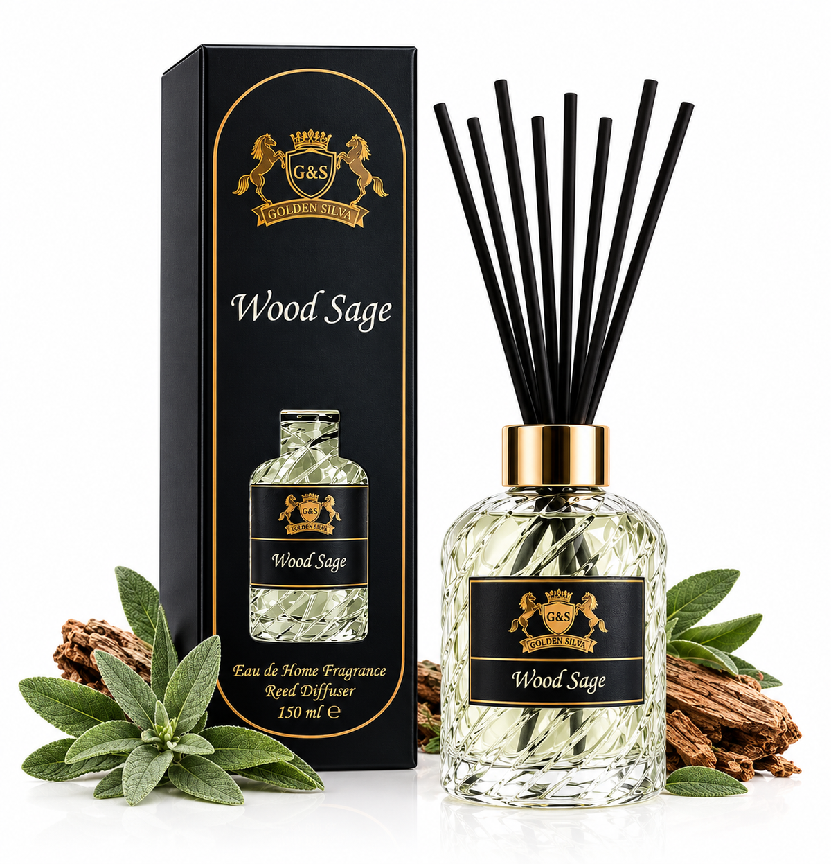 Golden Silva Wood Sage 150ML - PROFUMO - Madavi.lt