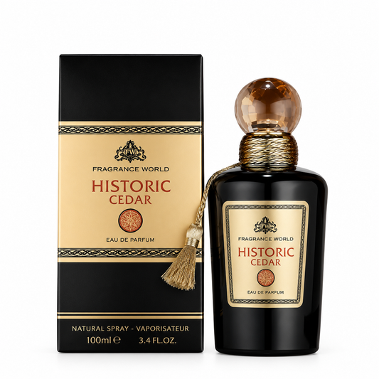 Fragrance world Historic Cedar 100ML - Perfume Árabe Hombre - Madavi.lt