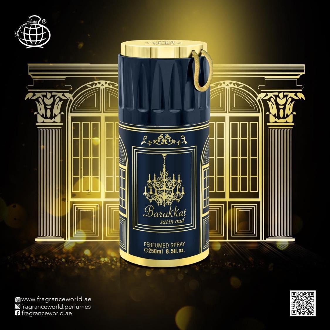 Dezodorantas - Barakkat satin oud 250ml. - Madavi.lt