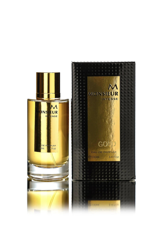 MONSIEUR INTENSE GOLD 100ML - UNISEX ARABIŠKI KVEPALAI - Madavi.lt