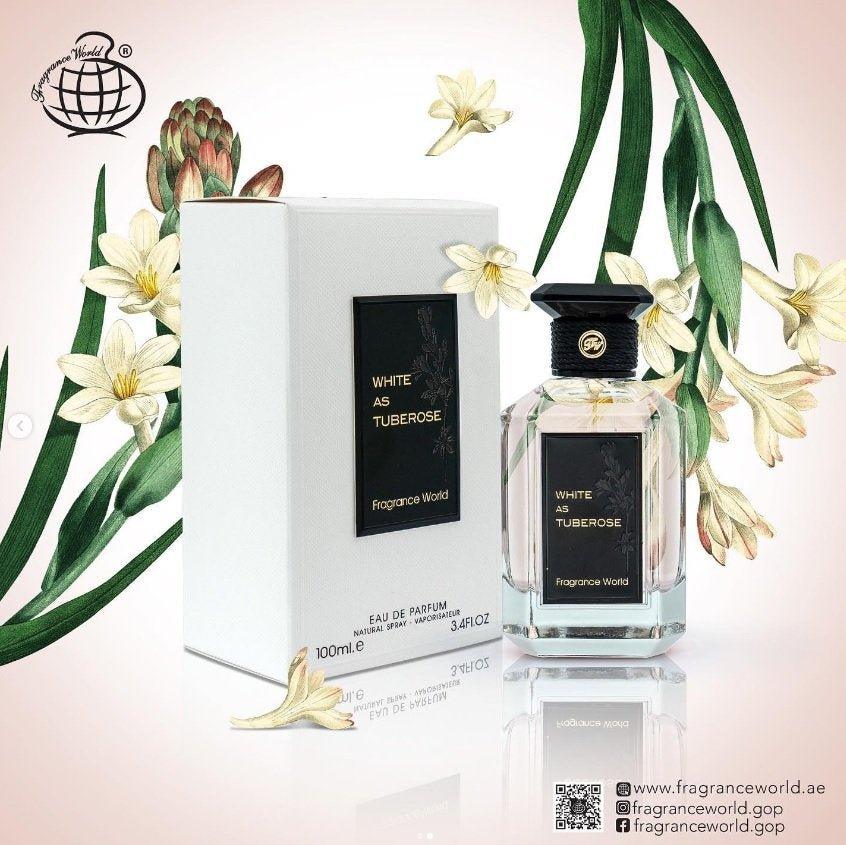 WHITE AS TURBEROSE 100ML MOTERIŠKI ARABIŠKI KVEPALAI - Madavi.lt